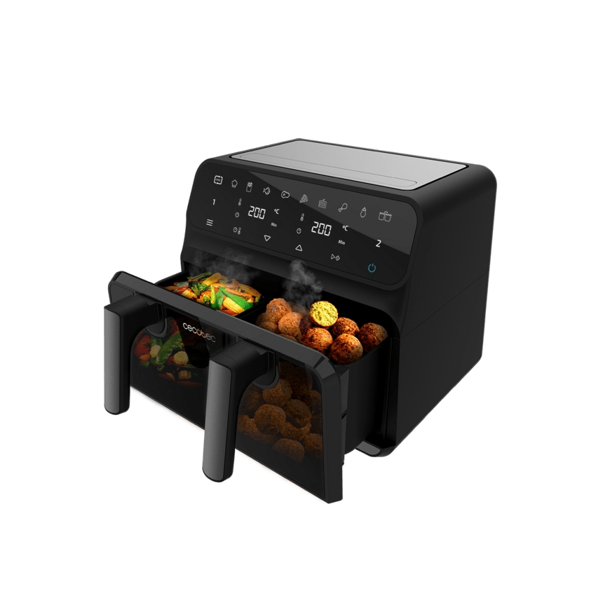 Cecotec 04986 gruzdintuvė Vienas 9 L Autonominės 2850 W Karšto oro gruzdintuvė Juoda – 2