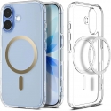 Spigen Ultra Hybrid (MagFit) iPhone 17 Case Clear Gold Spigen Ultra Hybrid (MagFit) iPhone 17 Case Clear Gold