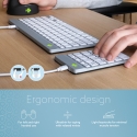 R-Go Tools Numeronäppäimistö R-Go Numpad Break, ergonominen numeronäppäimistö tauko-ohjelmistolla, l