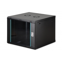 Digitus DN-37107 statnis 9U Pie sienas stiprināms statīvs Melns