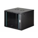 Digitus DN-37107 statnis 9U Pie sienas stiprināms statīvs Melns Digitus DN-37107 statnis 9U Pie sienas stiprināms statīvs Melns