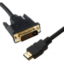 Kabelis Brackton DVI - HDMI 2K 60Hz 5m Kabelis Brackton DVI - HDMI 2K 60Hz 5m