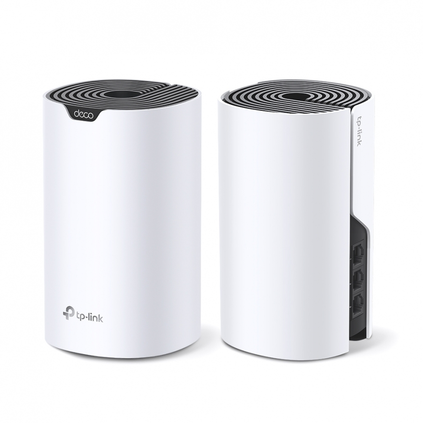 TP-Link DECO S7 (2-Pack) Двухдиапазонный (2,4Ггц/5Ггц) Wi-Fi 5 (802.11ac) Белый 3 Внутренний – 2