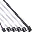 InLine 27630A Serial Attached SCSI (SAS) kabelis 0,5 m Melns