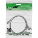 InLine 27630A Serial Attached SCSI (SAS) kabelis 0,5 m Melns