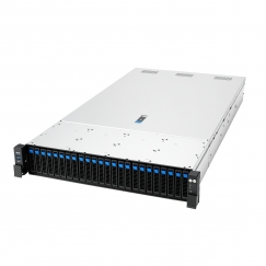 ASUS RS720A-E13-RS24G Socket SP5 Teline ( 2U ) Musta, Hopea