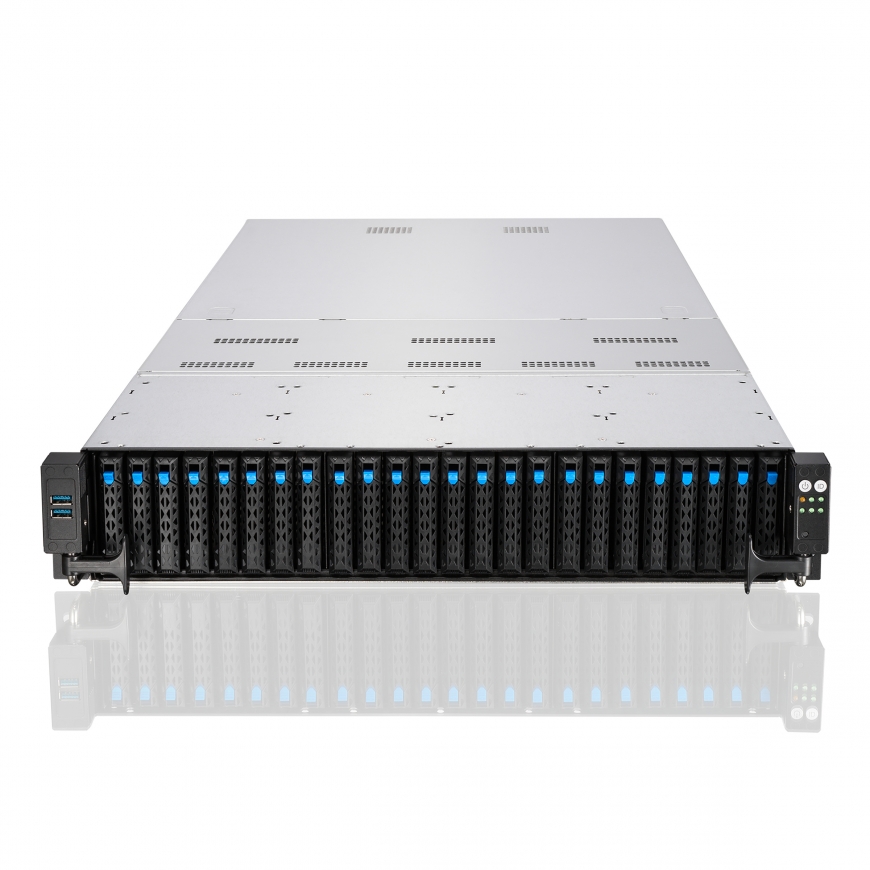 ASUS RS720-E11-RS24U Intel C741 Rack (2U) Black, Silver
