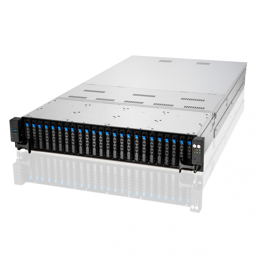 ASUS RS720-E11-RS24U Intel C741 Rack (2U) Black, Silver – 2