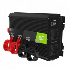 Green Cell INVGC12 адаптер питания / инвертор Авто 3000 W Черный