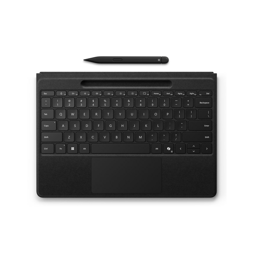 Microsoft Surface Pro Flex w/Slim Pen QWERTY „Bluetooth“ Juoda