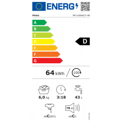Midea MF110W60/T-HR veļas mazgājamā mašīna