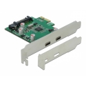 DeLOCK PCI Express x1 Card to 2 x external SuperSpeed USB (USB 3.2 Gen 1) USB Type-C™ female interfa DeLOCK PCI Express x1 Card to 2 x external SuperSpeed USB (USB 3.2 Gen 1) USB Type-C™ female interfa