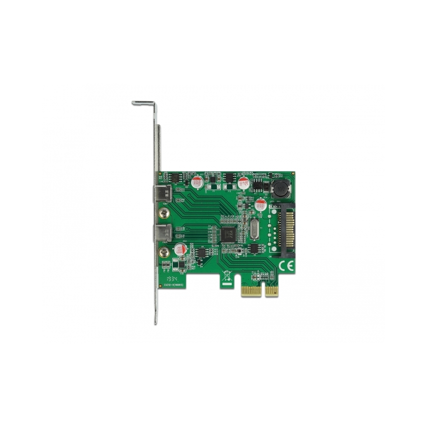 DeLOCK PCI Express x1 Card to 2 x external SuperSpeed USB (USB 3.2 Gen 1) USB Type-C™ female interfa – 3