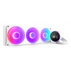 NZXT Kraken Elite 420 RGB Protsessor Kõik-ühes vedelikujahuti 14 cm Valge 1 tk