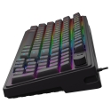 Savio Galaxis tastatūra Speļu USB QWERTY Amerikāņu angļu valoda Melns
