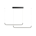 Immax NEO PATTINI Smart double pendant luminaire 160-280cm, 53W, 3640lm black Zigbee 3.0