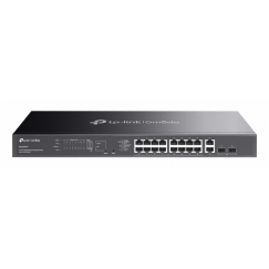 TP-Link Omada ES220GMP võrgulüliti Juhitav L2 Gigabit Ethernet (10/100/1000) Power over Ethernet tugi Must