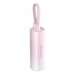 Vention Powerbank 5000mAh FHWR0 20W + USB-C to lightning cable (pink)