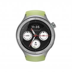 Motorola Moto Watch 3,63 cm (1.43") OLED 47 mm Digitāls Skārienjūtīgais ekrāns Sudrabs GPS