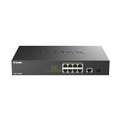 D-Link DGS-1010MP/E tīkla pārslēgs Nepārvaldīts L2 Gigabit Ethernet (10/100/1000) Power over Ethernet (PoE) 1U Melns