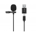Sandberg 126-40 микрофон Черный Лавальерный/петличный микрофон Sandberg 126-40 микрофон Черный Лавальерный/петличный микрофон