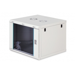 Digitus DN-37106 püstik 9U Seinale monteeritav riiul Helehall