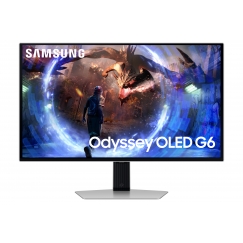 Samsung G60SD PC lamekuvar 68,6 cm (27") 2560 x 1440 pikslit Quad HD OLED-ekraan Hõbe