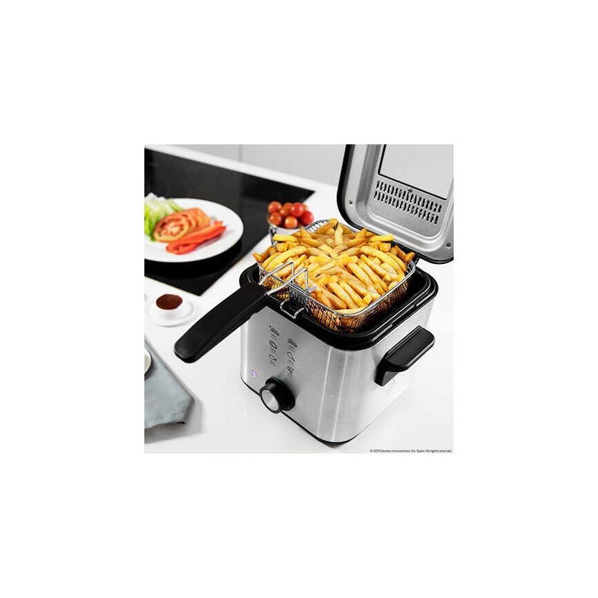 Cecotec CleanFry Infinity 1500 Viens Atsevišķs 900 W Dziļš taukvāris Nerūsējošs tērauds – 2