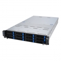 ASUS RS521A-E12-RS12U Socket SP5 Rack (2U) Black, Silver