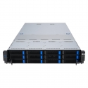 ASUS RS521A-E12-RS12U Socket SP5 Teline ( 2U ) Musta, Hopea