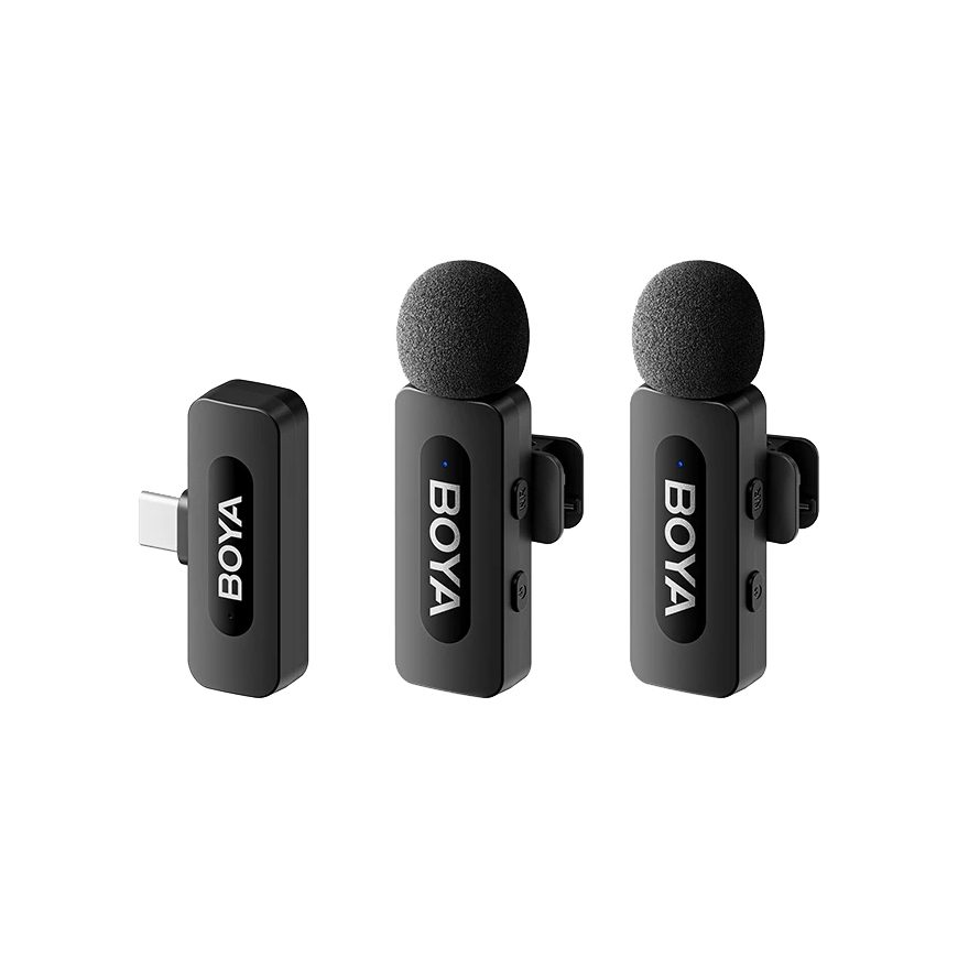BOYA BY-V20 (V2.0) Musta Paikoilleen napsautettava mikrofoni