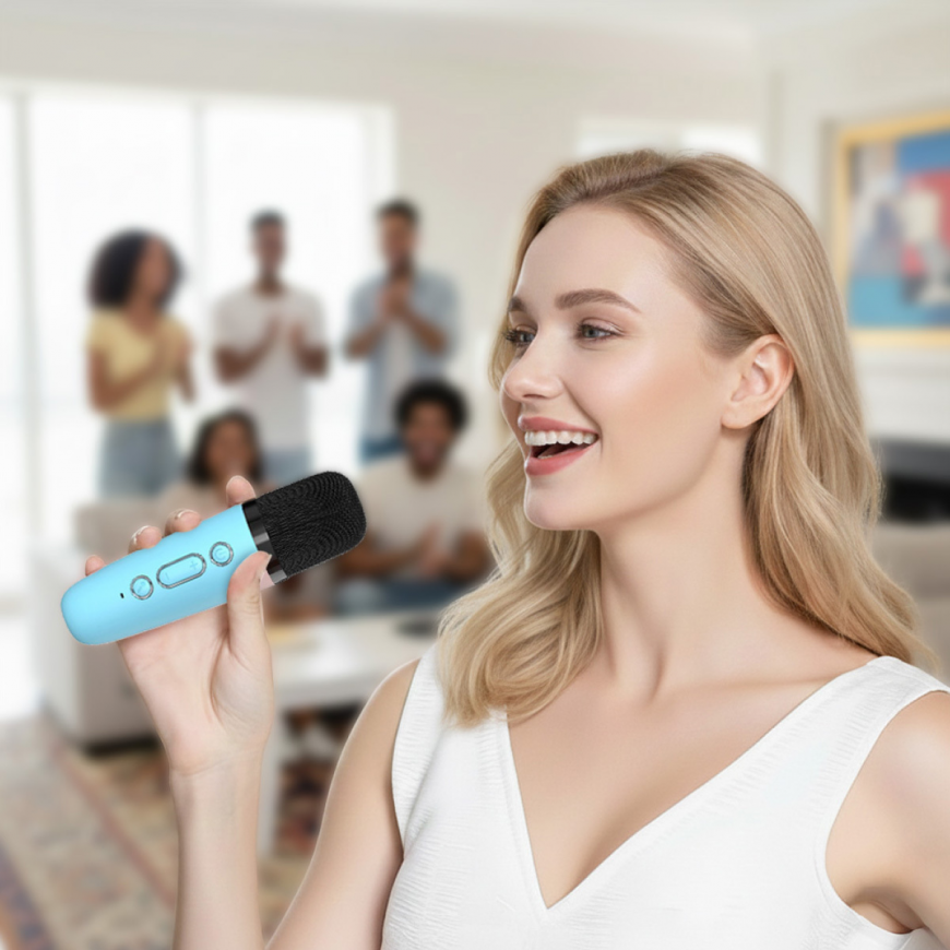Blavec Portable Bluetooth Speaker WS-07 Karaoke Party - 5W with – 4