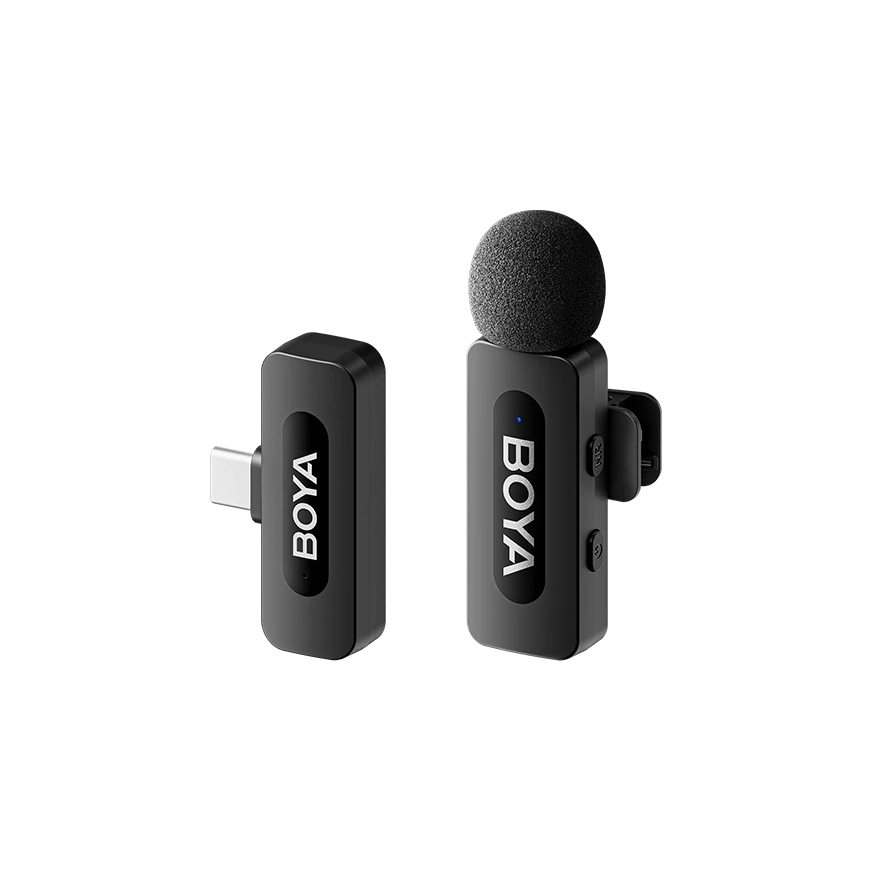 BOYA BY-V10 (V2.0) Melns Piespraužams