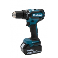 Makita DHP485RTJ porakone 28500 RPM Avaimeton 1,5 kg Musta, Sininen