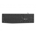 NATEC NAUTILUS klaviatūra Namams / biurui USB QWERTY JAV tarptautinė versija Juoda NATEC NAUTILUS klaviatūra Namams / biurui USB QWERTY JAV tarptautinė versija Juoda