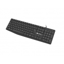 NATEC NAUTILUS keyboard Home/Office USB QWERTY US International Black NATEC NAUTILUS keyboard Home/Office USB QWERTY US International Black