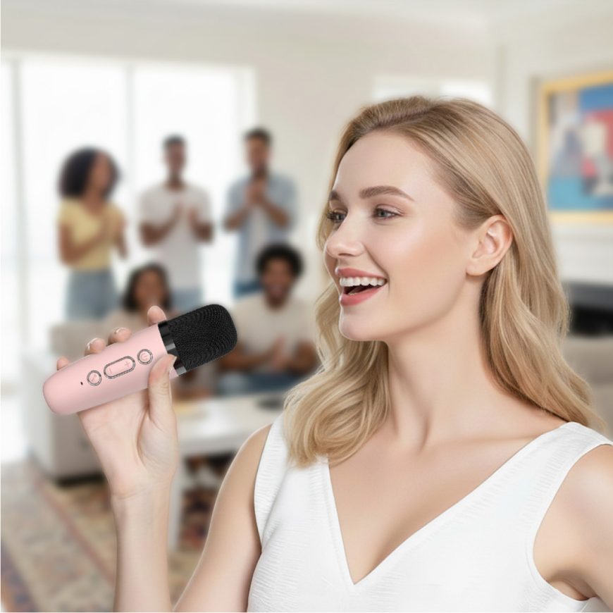 Blavec Portable Bluetooth Speaker WS-07 Karaoke Party - 5W with – 4