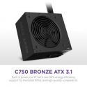 NZXT C750 Bronze power supply unit 750 W 24-pin ATX ATX Black NZXT C750 Bronze power supply unit 750 W 24-pin ATX ATX Black