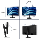 Philips 3000 series 27B2U3601/00 monitori 68,6 cm (27") 2560 x 1440 pikseļi Quad HD LCD Melns