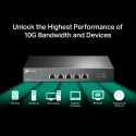 TP-Link TL-SX105 сетевой коммутатор Неуправляемый 10G Ethernet (100/1000/10000) Черный