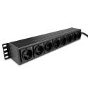 Lindy 73025 блок распределения питания 8 розетка(и) 1.5U Черный Lindy 73025 блок распределения питания 8 розетка(и) 1.5U Черный