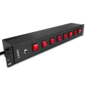 Lindy 73025 power distribution unit (PDU) 8 AC outlet(s) 1.5U Black Lindy 73025 power distribution unit (PDU) 8 AC outlet(s) 1.5U Black