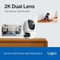 TP-Link Tapo C245D Ümmargune IP süsteemiga turvakaamera Hoonesisene 2304 x 1296 pikslit Lagi/sein TP-Link Tapo C245D Ümmargune IP süsteemiga turvakaamera Hoonesisene 2304 x 1296 pikslit Lagi/sein