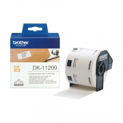 Brother DK-11209 markeerimisteip Must valgel taustal