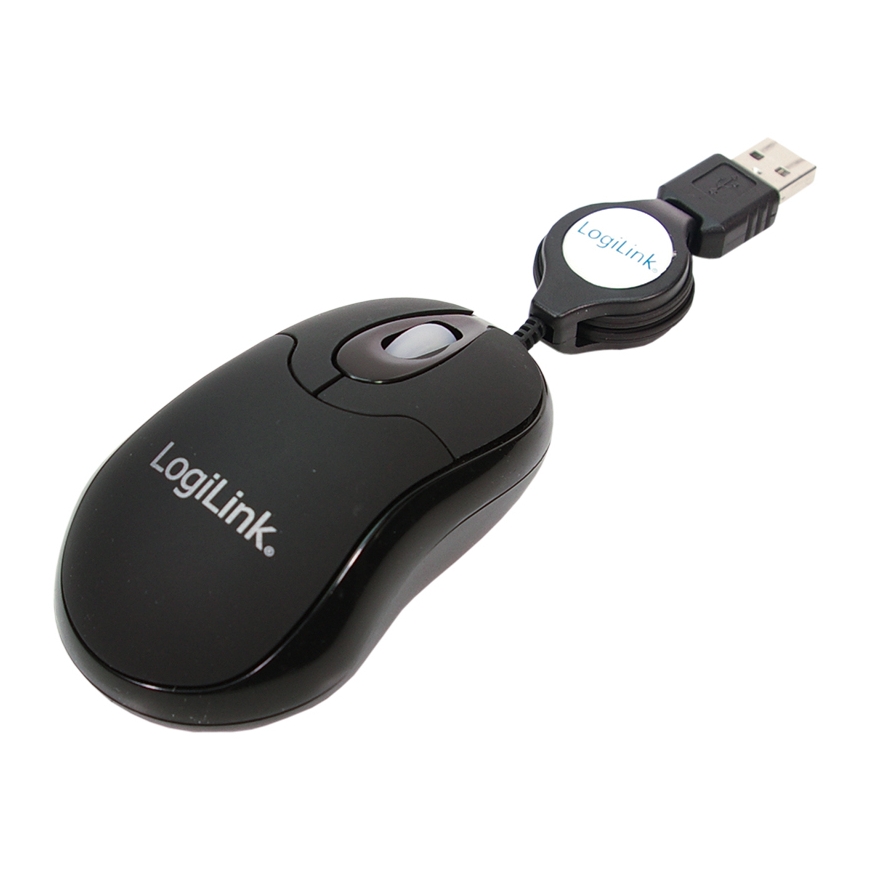 LogiLink ID0016 mouse Office Ambidextrous USB Type-A Optical 800 DPI