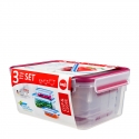 EMSA 508566 pārtikas uzglabāšanas konteiners Taisnleņķa Komplekts Caurspīdīgs 3 pcs EMSA 508566 pārtikas uzglabāšanas konteiners Taisnleņķa Komplekts Caurspīdīgs 3 pcs