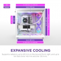 NZXT H9 Flow RGB+ Midi Tower Valkoinen NZXT H9 Flow RGB+ Midi Tower Valkoinen