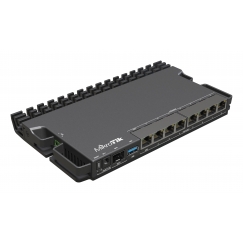 Mikrotik RB5009UPR+S+IN laidinis maršrutizatorius 2.5 Gigabit Ethernet, Gigabitinis eternetas Juoda