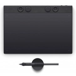 Wacom Intuos Pro Medium – 2025 grafinė planšetė Juoda 263 x 148 mm USB/Bluetooth