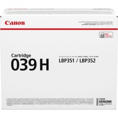 Canon CRG-039 H tonerio kasetė 1 vnt Originalus Juoda